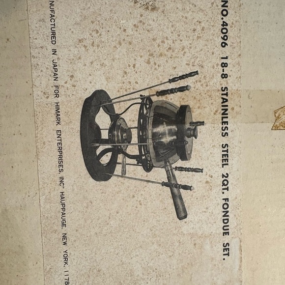 Vintage Himark Stainless Steel Fondue Set Japan - Picture 2 of 16